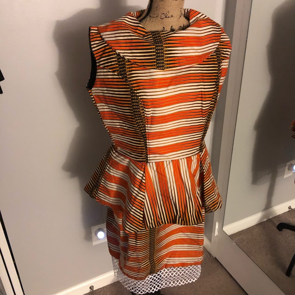 African Print Shirt and Skirt